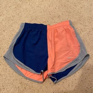 Pink and Blue Nike shorts